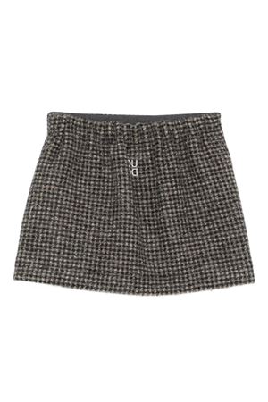 grey wool skirt DOUUOD KIDS | DX7A91E0232929BG